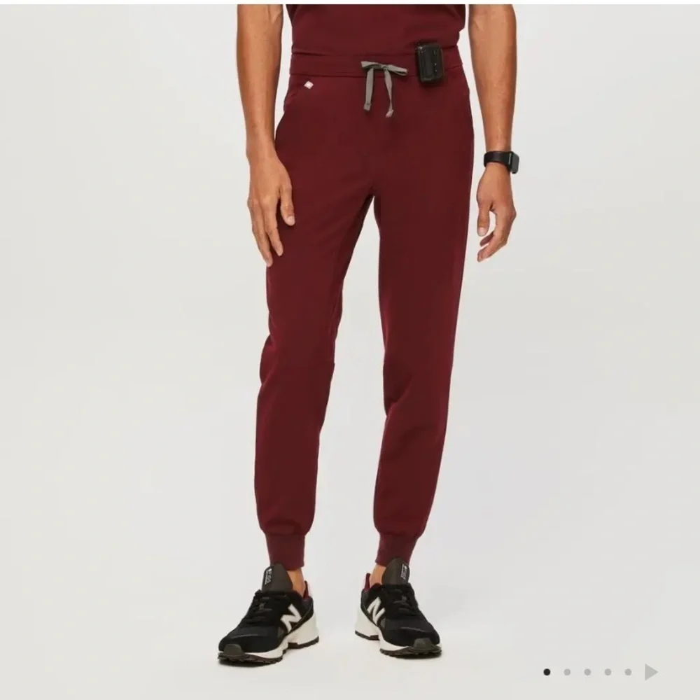 FIGS Maroon Red Tansen Jogger Scrub Pants Small